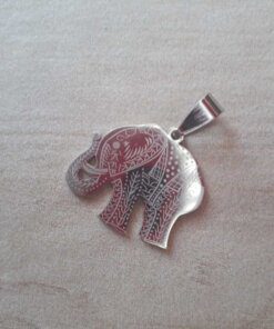 DIJE DE ACERO ELEFANTE 25 X 22 MM