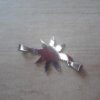 DIJE DE ACERO HOJA CON DOBLE DROP. 30 X 27 MM.