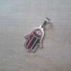 DIJE DE ACERO MANO DE FATIMA 17 X 25 MM