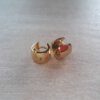 ARO ARGOLLA DE ACERO DORADO ANCHO 6 MM, DIÁMETRO 7 MM
