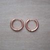 ARO ARGOLLA 1.5 MM DE ACERO ROSE CON BISAGRA. DIÁMETRO 11 MM
