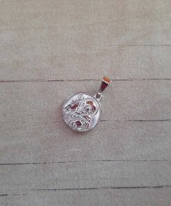 DIJE DE ACERO MEDALLA DE SAN BENITO 12 MM
