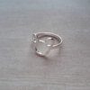 ANILLOS ACERO BLANCO MICKEY MOUSE X 36 UNIDADES. TAMAÑOS VARIADOS