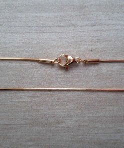 CADENA DE ACERO DORADO COLA DE RATÓN 0.9. (Paquete x 10 unidades)