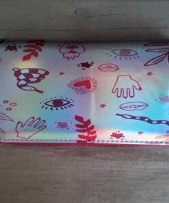 BILLETERA TIPO FICHERO METALIZADA