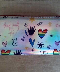 BILLETERA TIPO FICHERO METALIZADA