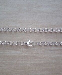 CADENA DE ACERO BLANCO ROLO 4.0