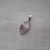 DIJE DE ACERO HOJA 12 X 24 MM