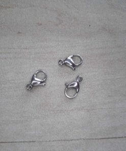 PACK X 12 MOSQUETON MEDIANO DE ACERO (12 MM)