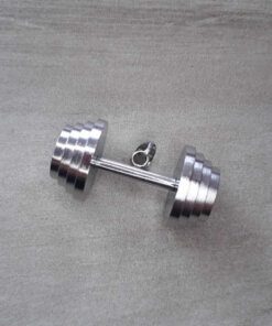 DIJE DE ACERO LINEA PESADA MANCUERNA 33 X 16 MM
