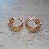 ARO DE ACERO DORADO ARGOLLA CUBANA. 9 MM X 20 MM