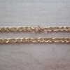 CADENA DE ACERO DORADO FIGARO 1.2