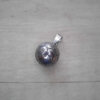 DIJE DE ACERO PELOTA FÚTBOL 17 MM