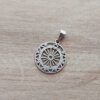 DIJE DE ACERO MEDALLA 20 MM CALADA