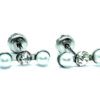 ABRIDOR DE ACERO TREPADOR TRIPLE PERLA/STRASS