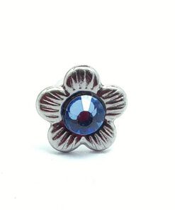ABRIDOR DE ACERO FLOR CON STRASS