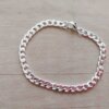 PULSERA DE ACERO BLANCO GRUMET 1.6 LARGO 20 CM