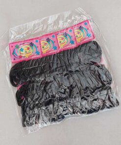 DOCENA DE BLISTER COLITAS 4.5 X 6 UNIDADES, (72 COLITAS X BLISTER) COLOR NEGRO