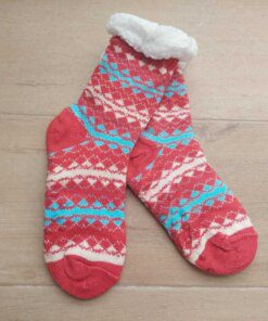 PANTUMEDIAS DE ADULTO CON CORDERITO Y ANTIDESLIZANTE.