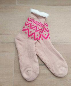 PANTUMEDIAS DE ADULTO CON CORDERITO Y ANTIDESLIZANTE.