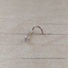 PIERCING ACERO NARIZ CON RULITO Y CUBIK CORAZÓN 2,5 MM X UNIDAD