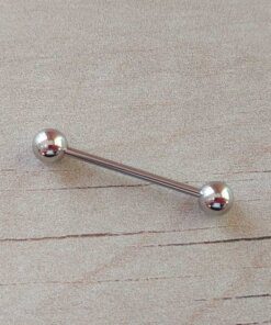 PIERCING BARRA 1.6 DE 24 MM CON 2 BOLITAS 6 MM X UNIDAD