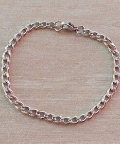 PULSERA DE ACERO GRUMET 1.0. LARGO 22 CM
