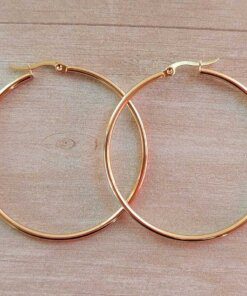 ARO DE ACERO DORADO ARGOLLA 60 MM