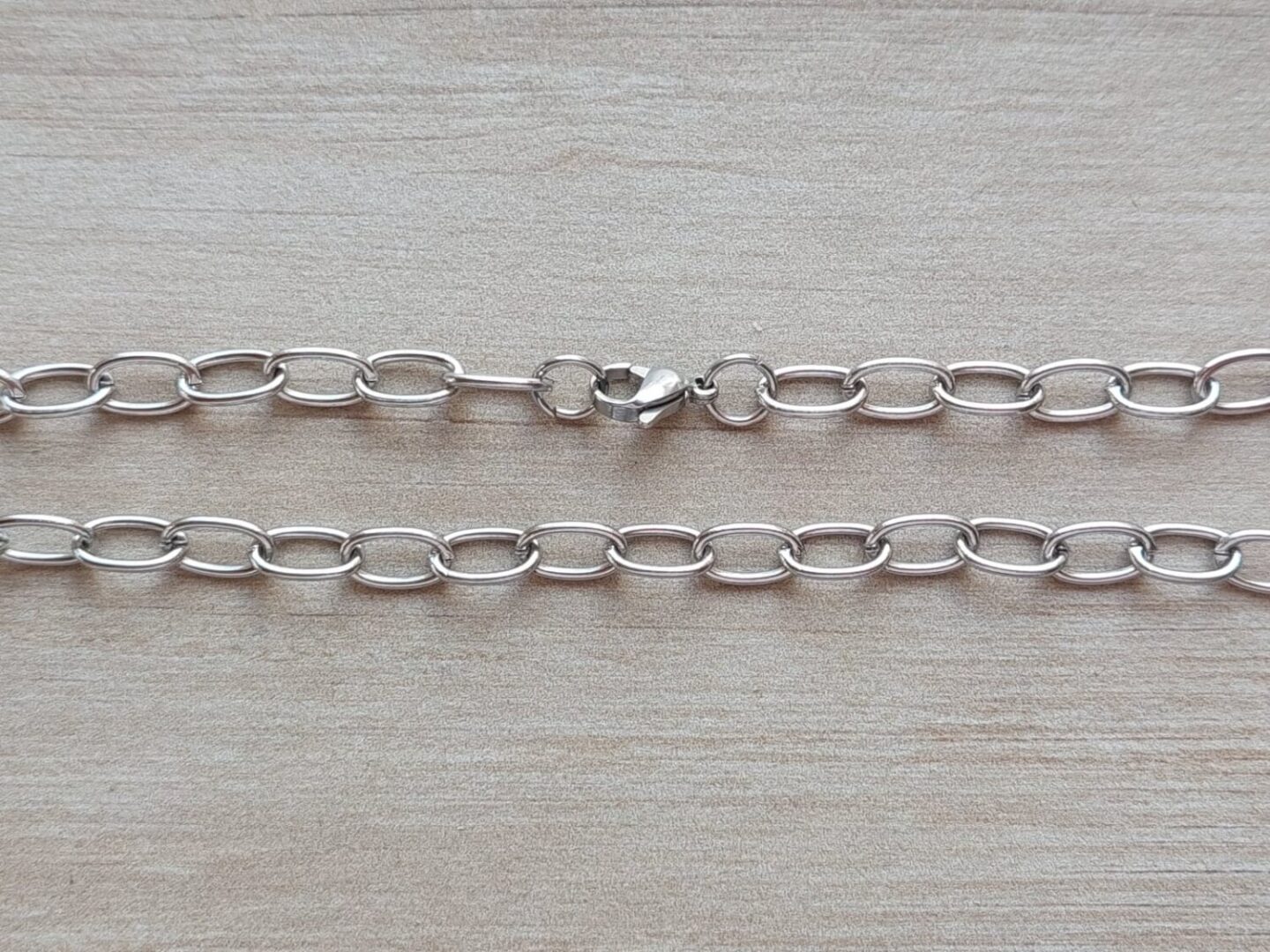 CADENA DE ACERO ESLABÓN TIFFANY LIVIANA 1.2 X 70 CM