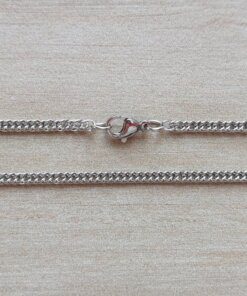 CADENA DE ACERO GRUMET TEJIDA DIAMANTADA 0.6 X 50 CM (paquete x 10 unidades)