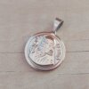 DIJE DE ACERO MEDALLA SAN BENITO 27 MM