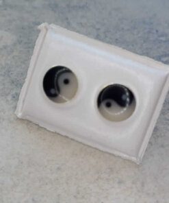 ARO PLATA YIN YANG. 8 MM