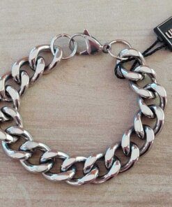 PULSERA DE ACERO GRUMET 12 MM. LARGO 19 CM