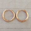 ARO DE ACERO DORADO ARGOLLA 1.5 MM CON BISAGRA. DIÁMETRO 21 MM