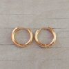 ARO DE ACERO DORADO ARGOLLA 1.5 MM CON BISAGRA. DIÁMETRO 13 MM