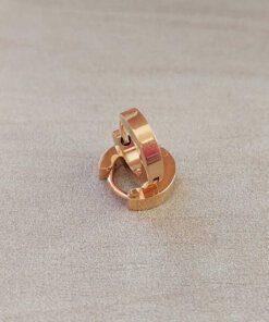 ARO ARGOLLA PLANA DE ACERO DORADO ANCHO 2 MM, DIÁMETRO 10 MM