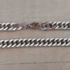 CADENA DE ACERO GRUMET TEJIDA DIAMANTADA 1.8. LARGO 50 CM