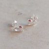 ARO PLATA CORAZÓN C/ZIRCONES. PESO APROX 1.60 GR.