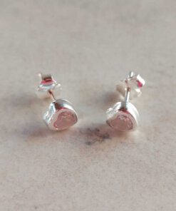 ARO PLATA CORAZÓN PUNTO DE LUZ 6 MM. PESO APROX 1.00 GR.