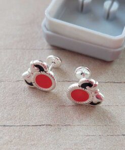 ABRIDOR PLATA ESMALTADO MINNIE MOUSE