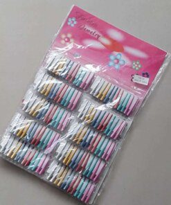 BLISTER X 10 DOCENAS DE PICOS MINI COLOR METALIZADO