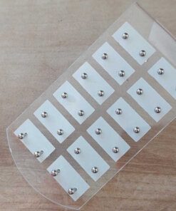 BLISTER DE AROS DE ACERO BOLITAS 2,5 MM X 12 PARES