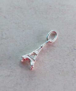 DIJE PLATA TORRE EIFFEL 7 X 15 MM. PESO APROX 1.00 GRS.