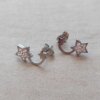ARO DE ACERO ARCO CON DOS ESTRELLAS (UNA ESTRELLA CON STRASS).