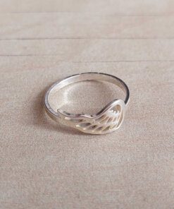 PACK 6 UNIDADES ANILLOS ACERO BLANCO ALAS. TAMAÑOS VARIADOS