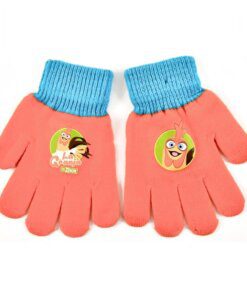 Guante infantil 2 a 6 años sublimado La granja de Zenon x1u