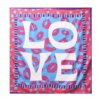 PAÑUELO 90X90 CM RASADO PINK LOVE X1U