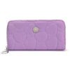 BILLETERA FICHERO Candy pastel matelasse corazon 19x10cm x1u color lila