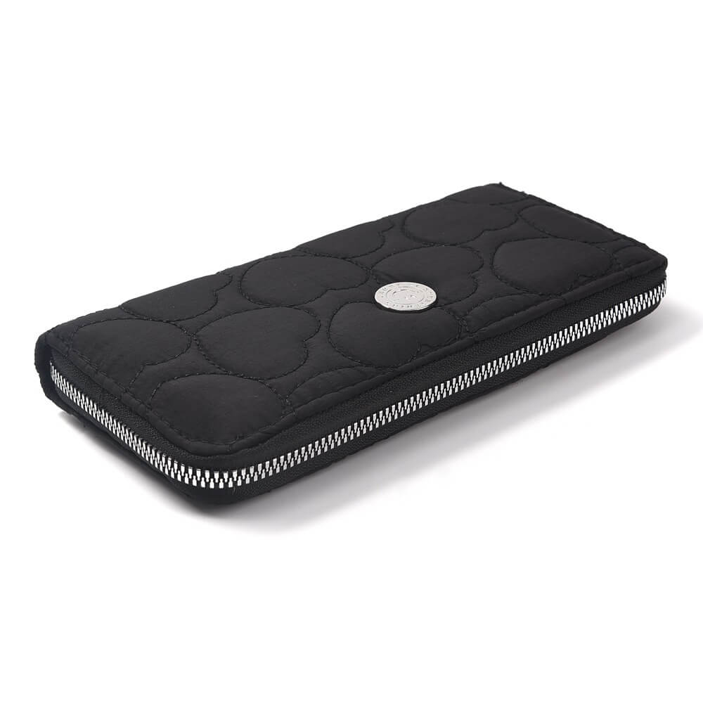 BILLETERA FICHERO Candy pastel matelasse corazon 19x10cm x1u color negro - Imagen 4