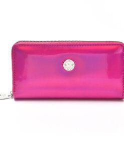billetera metallic Candy 10.5x7cm x1u color fucsia